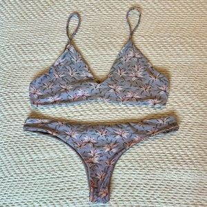 Acacia Na Pali Bikini and Hookipa Bottom set in Lily